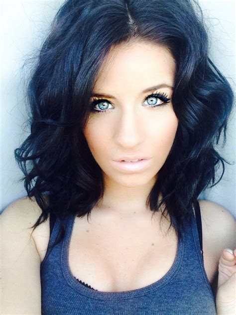 blue eyed black hair